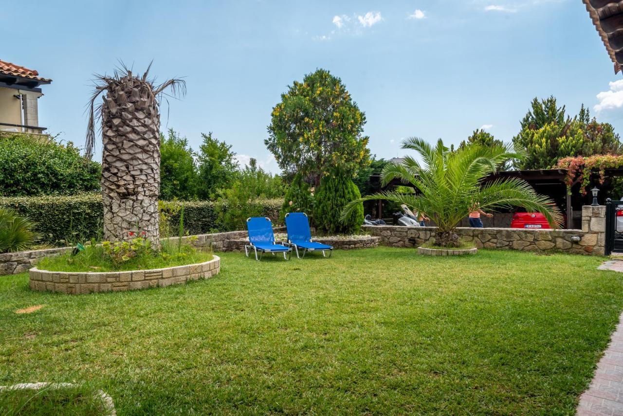 Blue Thea Luxury Villa In Afitos Afytos Exterior foto